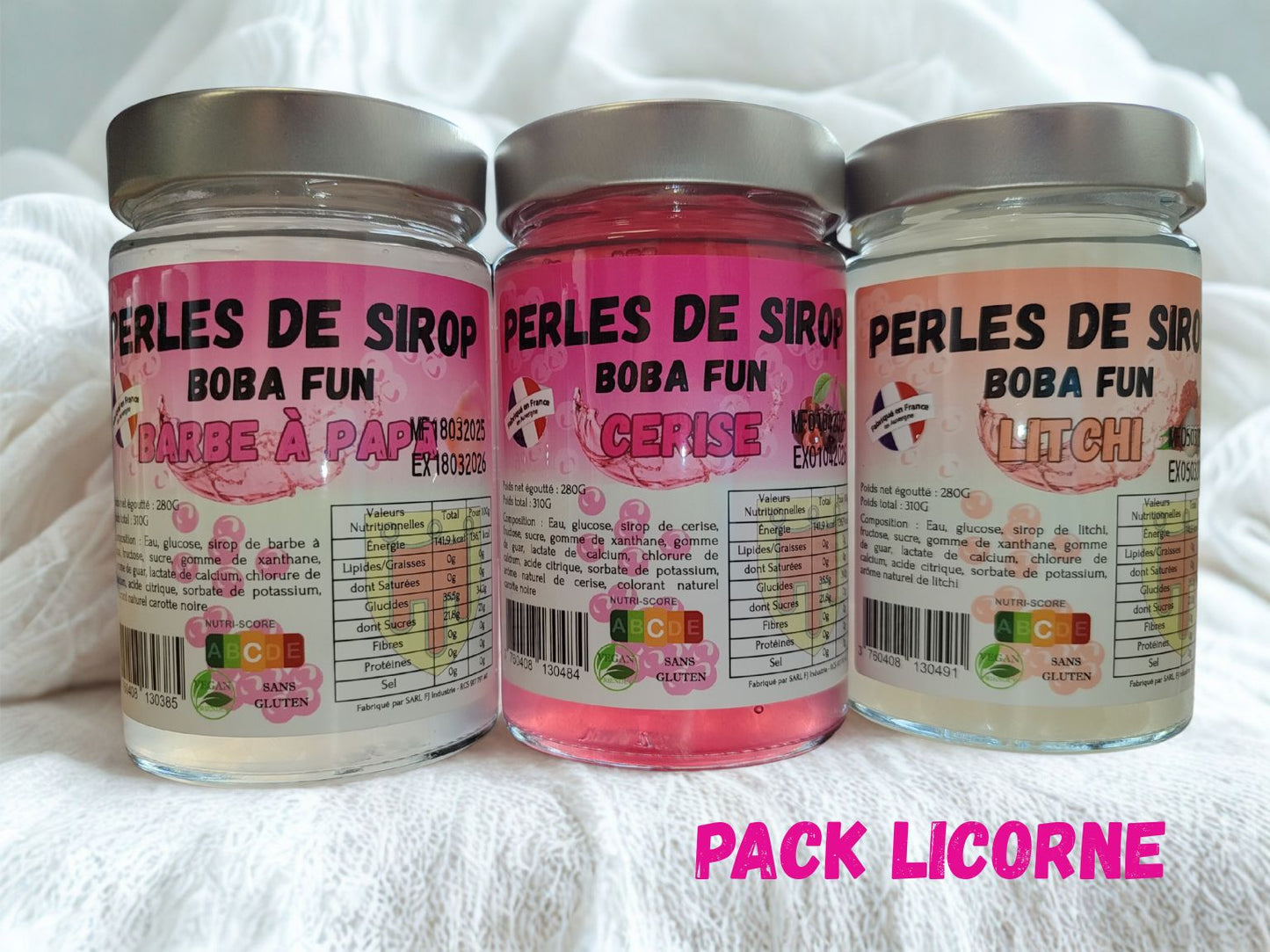 Coffret de Perles de sirop BOBA FUN - LICORNE
