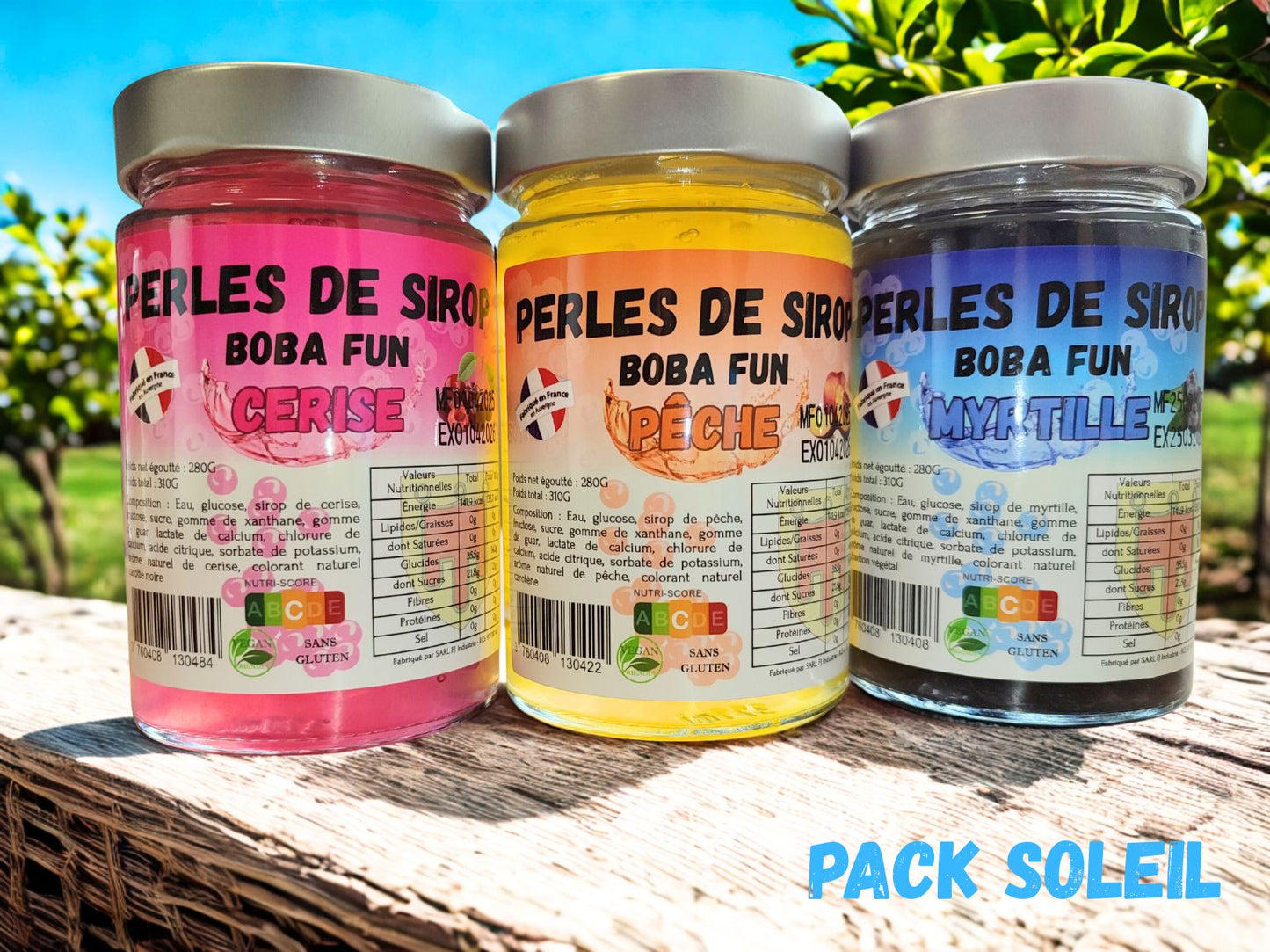 Coffret de Perles de sirop BOBA FUN - SOLEIL