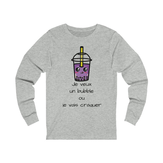 T-shirt a manche longue bubble