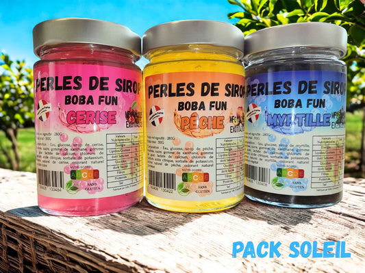 Coffret de Perles de sirop BOBA FUN - SOLEIL