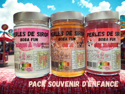 Coffret de Perles de sirop BOBA FUN - SOUVENIR D'ENFANCE